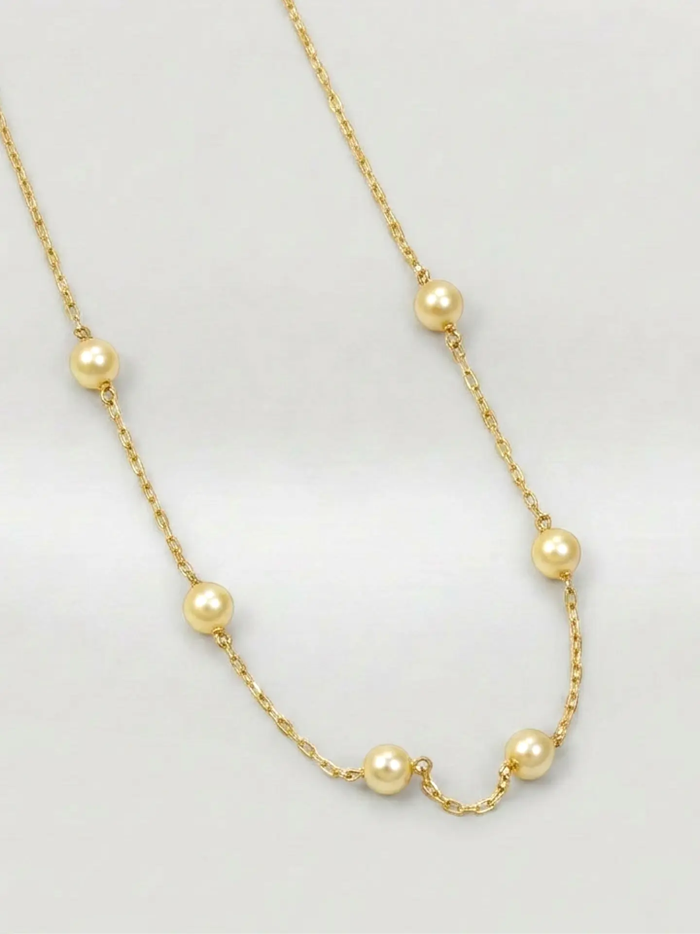 Cadena Perlas Cultivadas de Mar Oro 18k 1