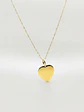 Cadena Limada Corazón de Amor Puro Oro 18k - Miniatura 2