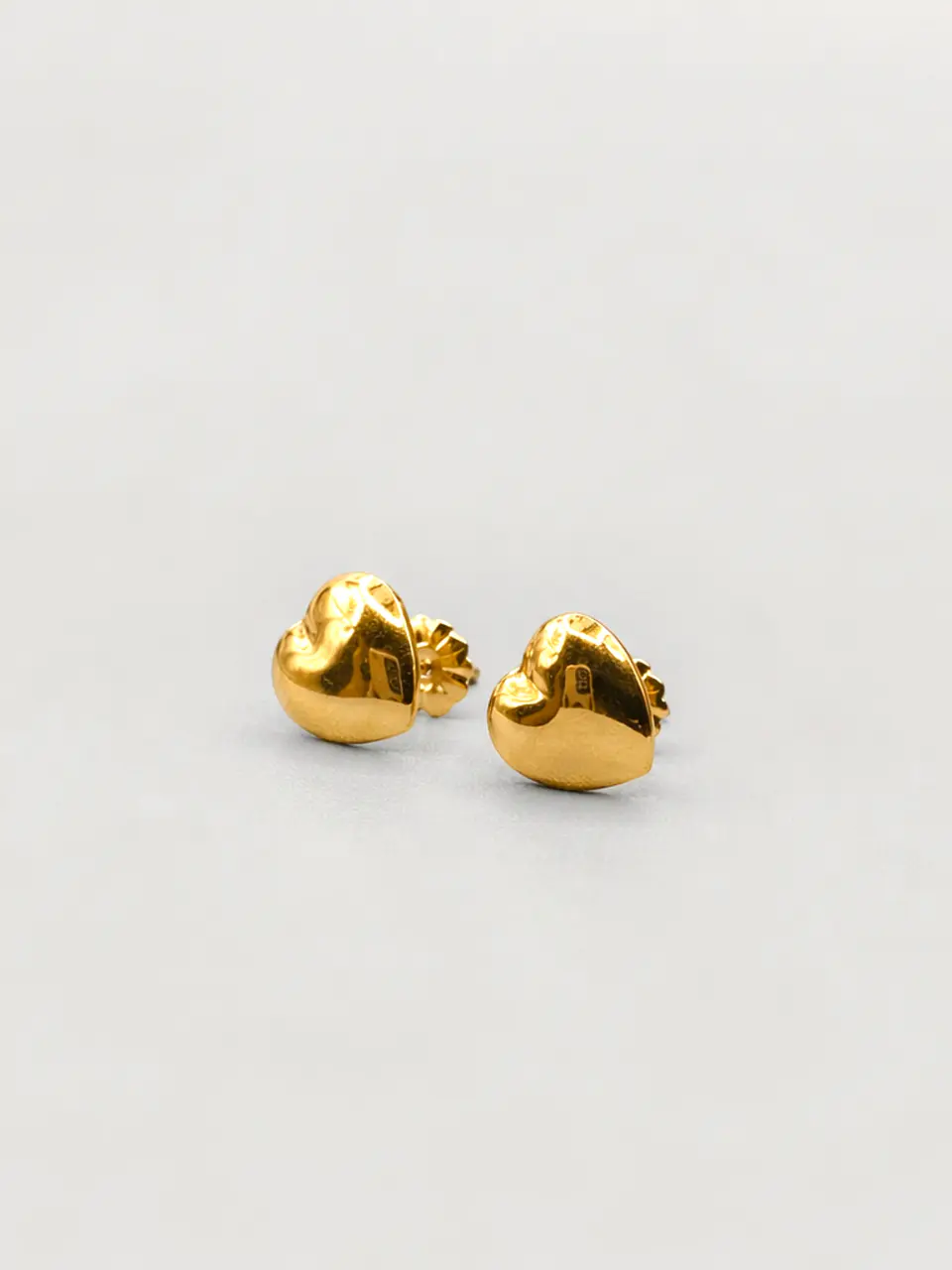 Aros Corazón de Amor Grande Oro 18k 1