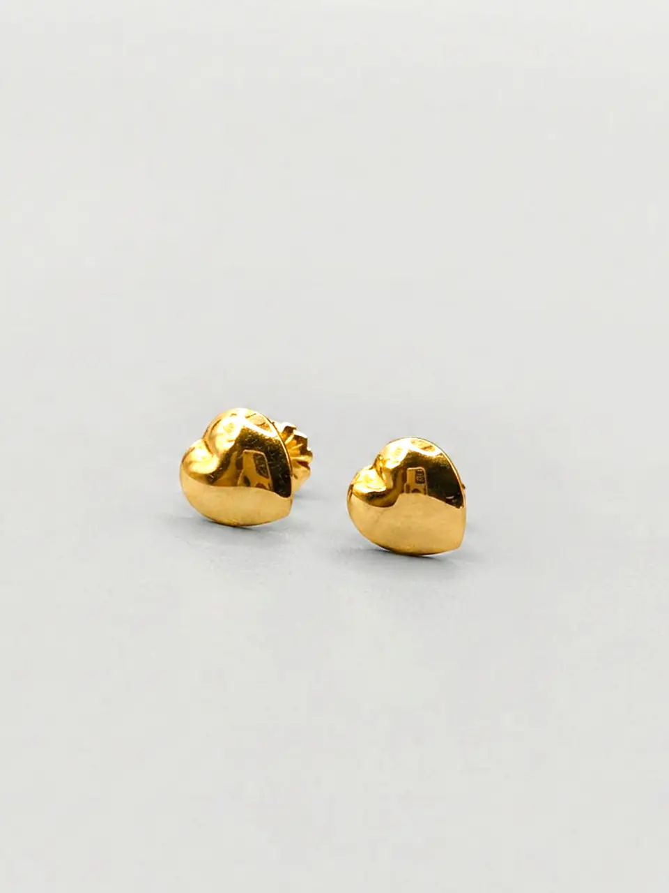 Aros Corazón de Amor Grande Oro 18k 3