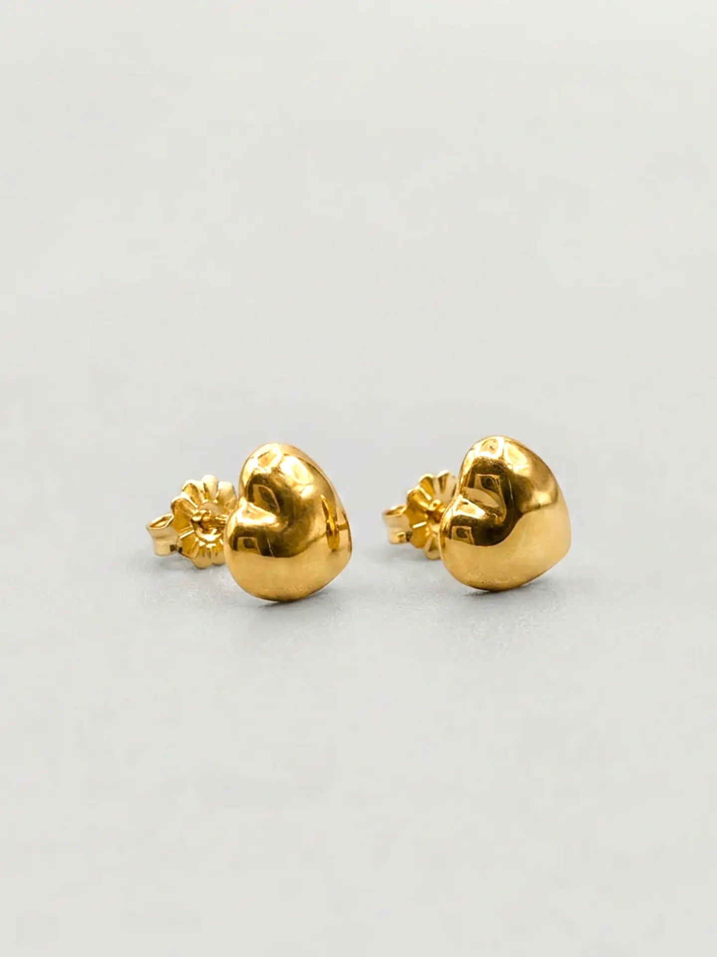 Aros Corazón de Amor Grande Oro 18k 5