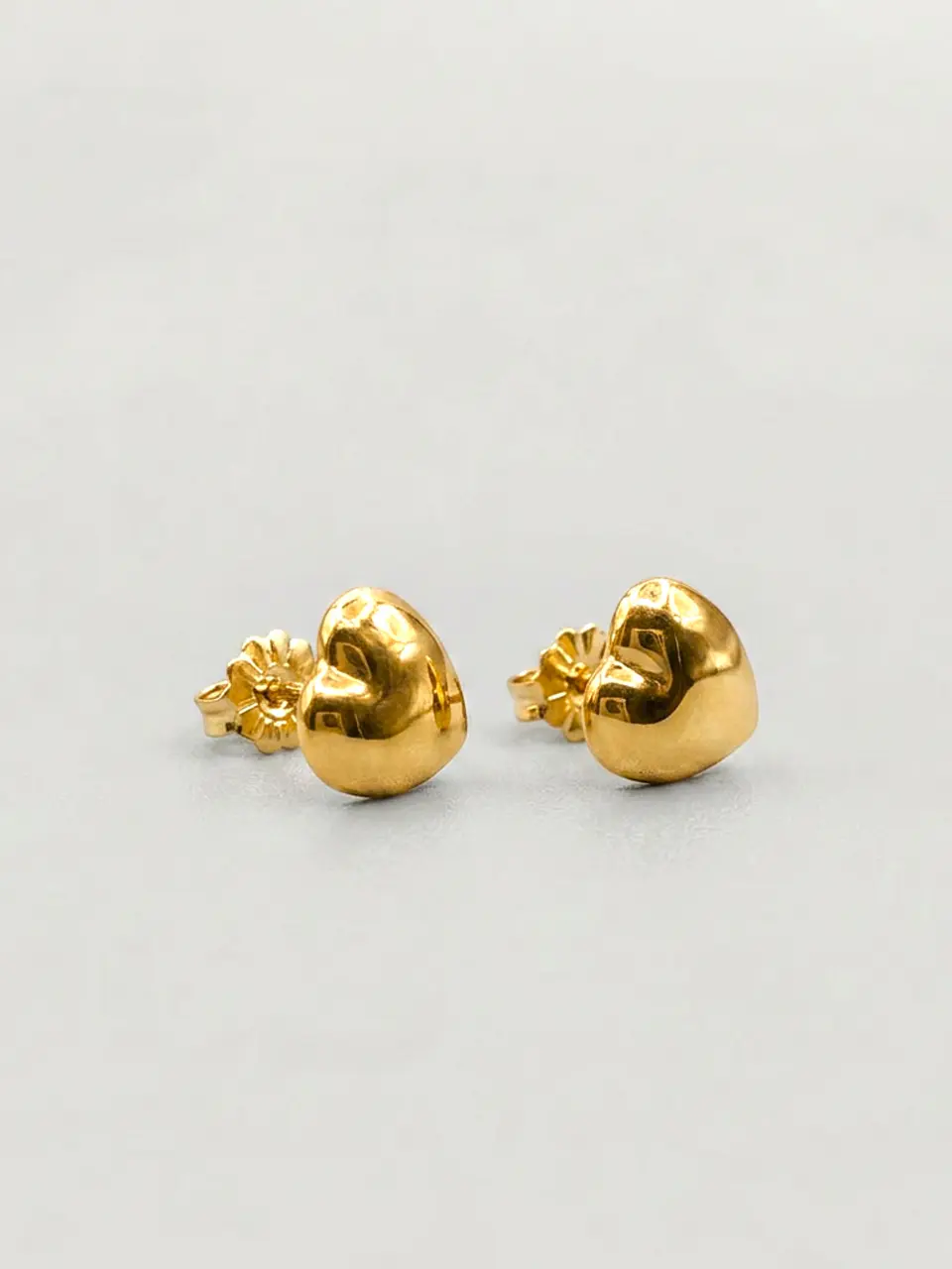 Aros Corazón de Amor Grande Oro 18k 5