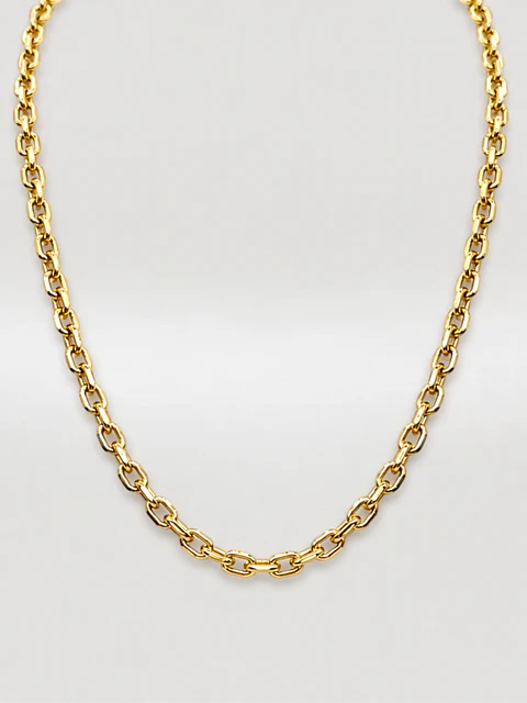 Cadena Limada de Prestigio Oro 18k