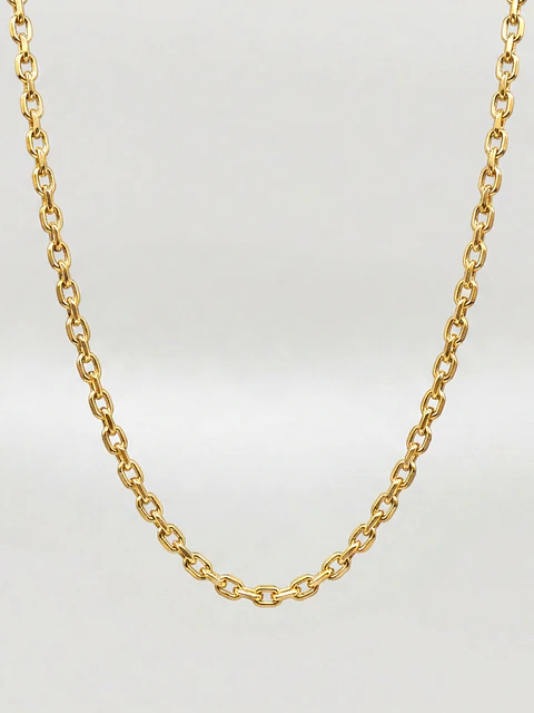 Cadena Limada de Prestigio Oro 18k