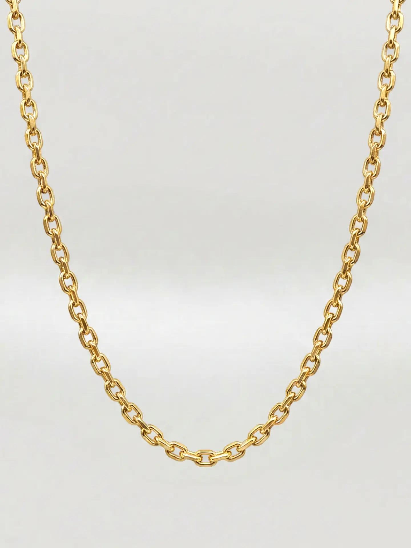 Cadena Limada de Prestigio Oro 18k 1