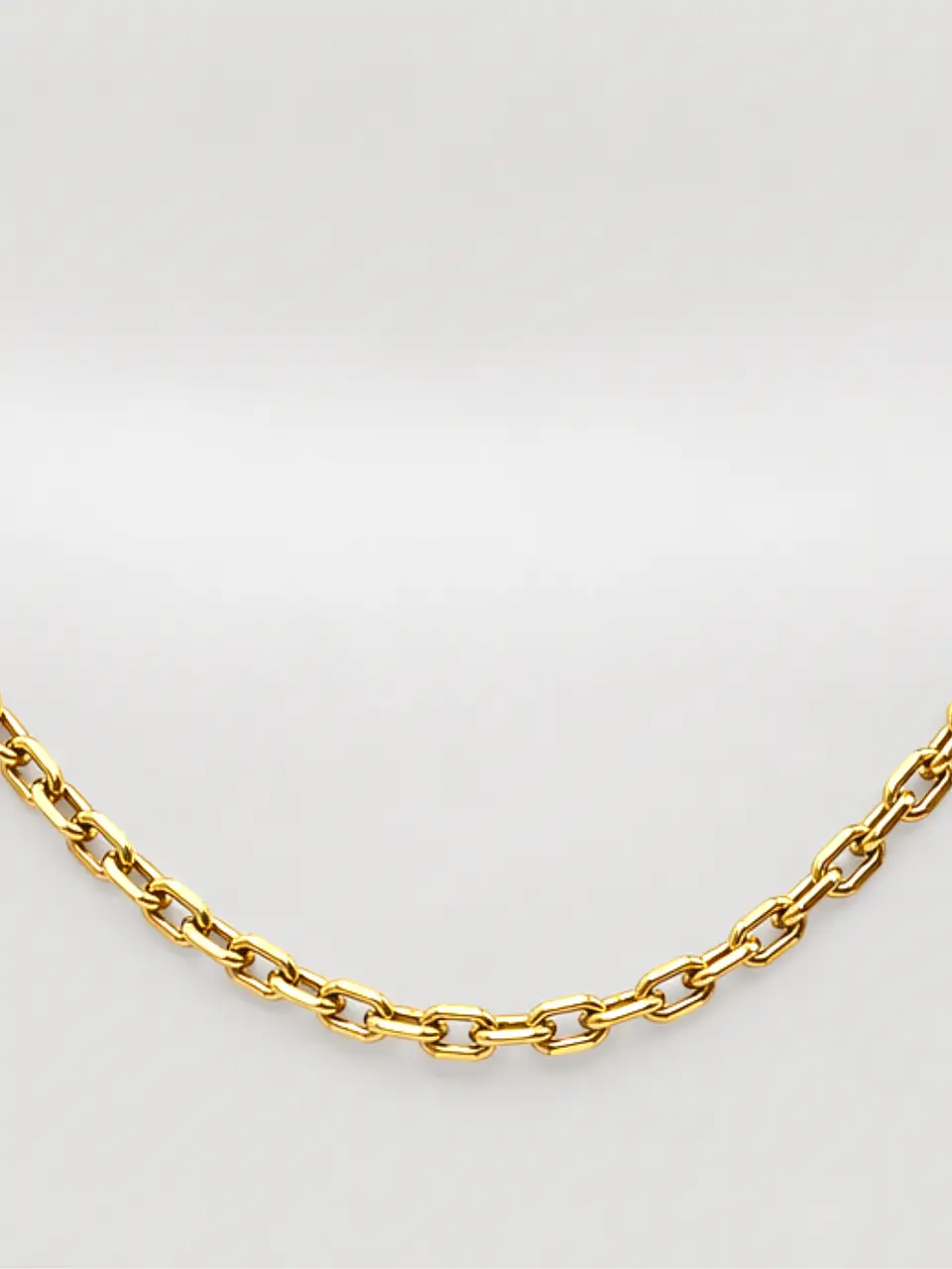 Cadena Limada de Prestigio Oro 18k 6