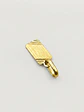 Colgante Placa Mini Identidad Oro 18k - Miniatura 2