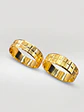 Argollas Nupciales Fe Satín 6 mm Oro 18k - Miniatura 6