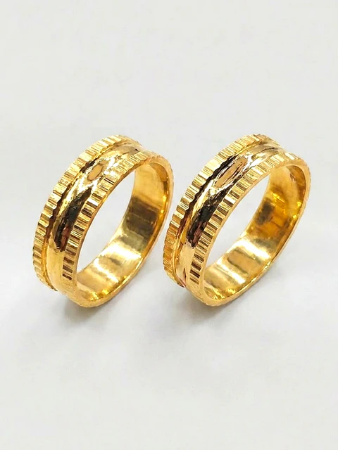 Argollas Nupciales Satín Moderno 6 mm Oro 18k