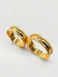 Argollas Nupciales Satín Moderno 6 mm Oro 18k - Miniatura 7