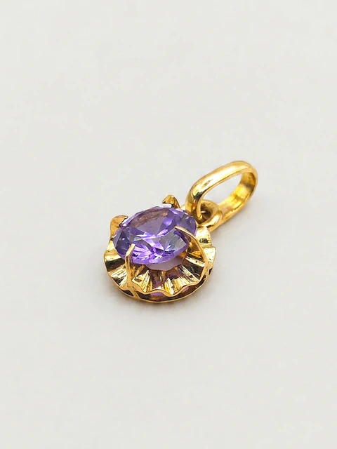 Colgante Chatón Amatista Esplendor Oro 18k