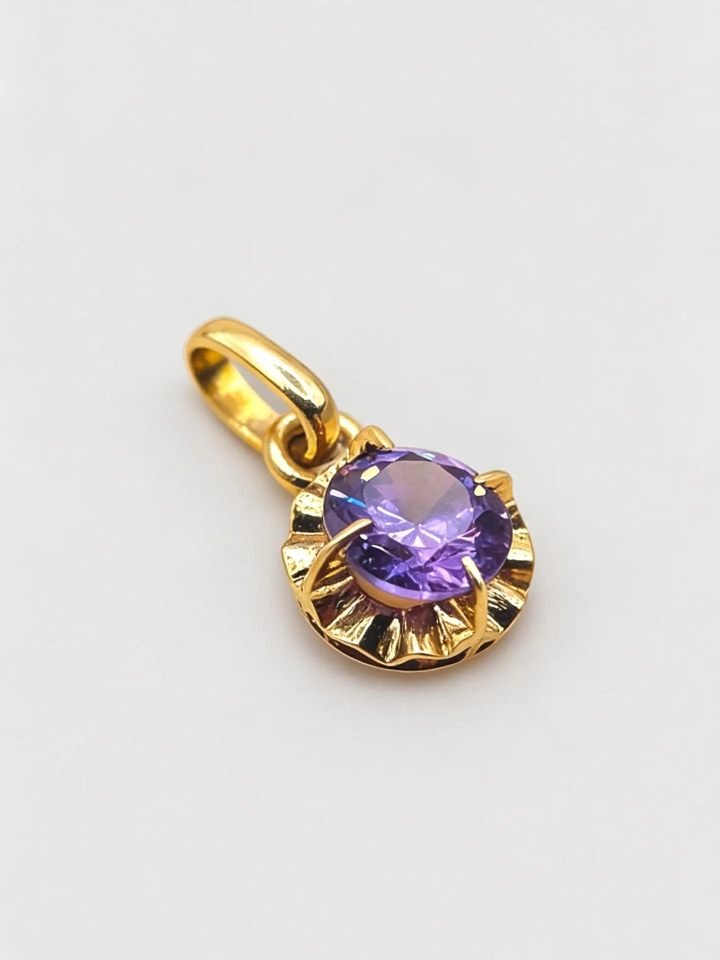 Colgante Chatón Amatista Esplendor Oro 18k 4