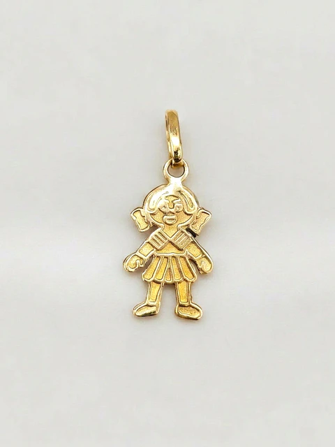 Colgante Ternura de Niña Oro 18k