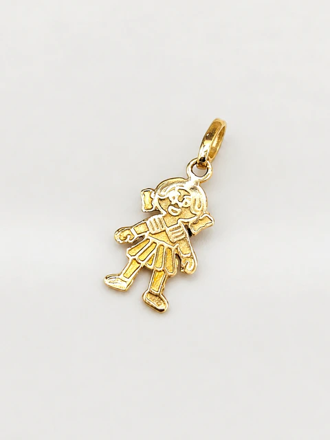 Colgante Ternura de Niña Oro 18k