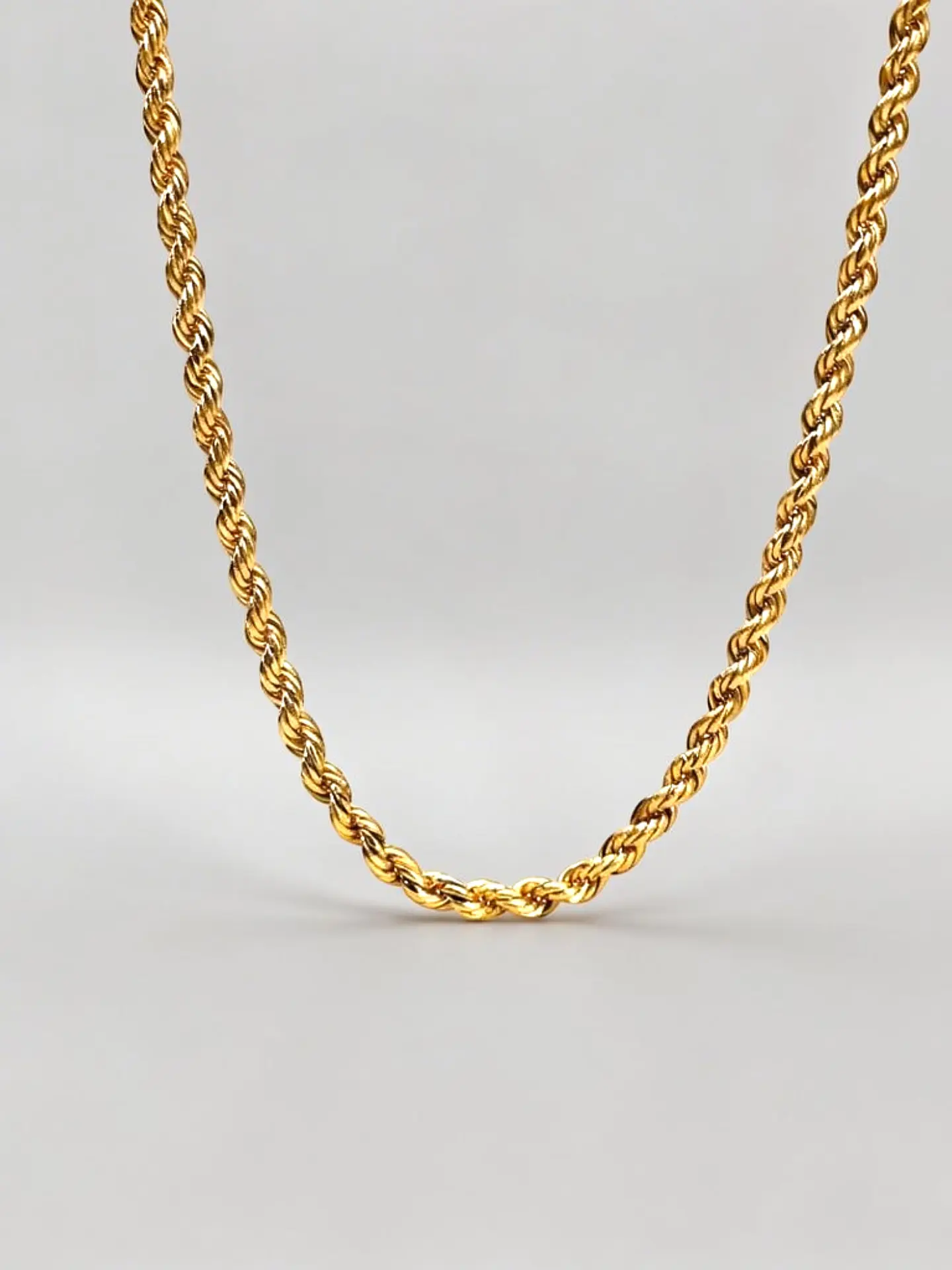 Cadena tourbillon 60 cm Oro 18k italiano 2