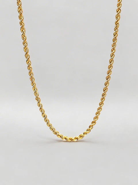 Cadena tourbillon 60 cm Oro 18k italiano