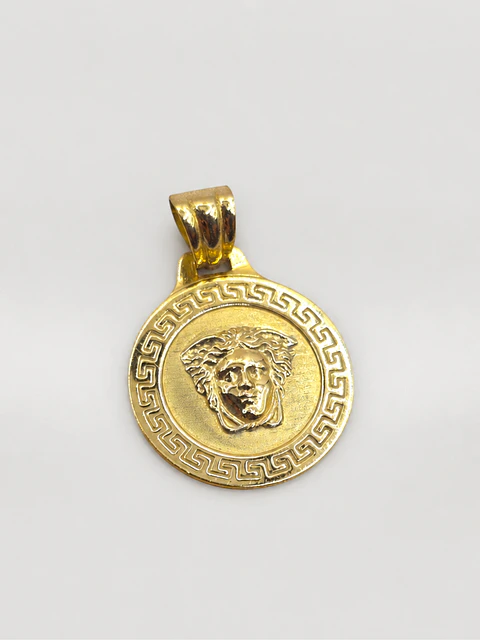 Colgante Estilo Versace de Prestigio Oro 18k