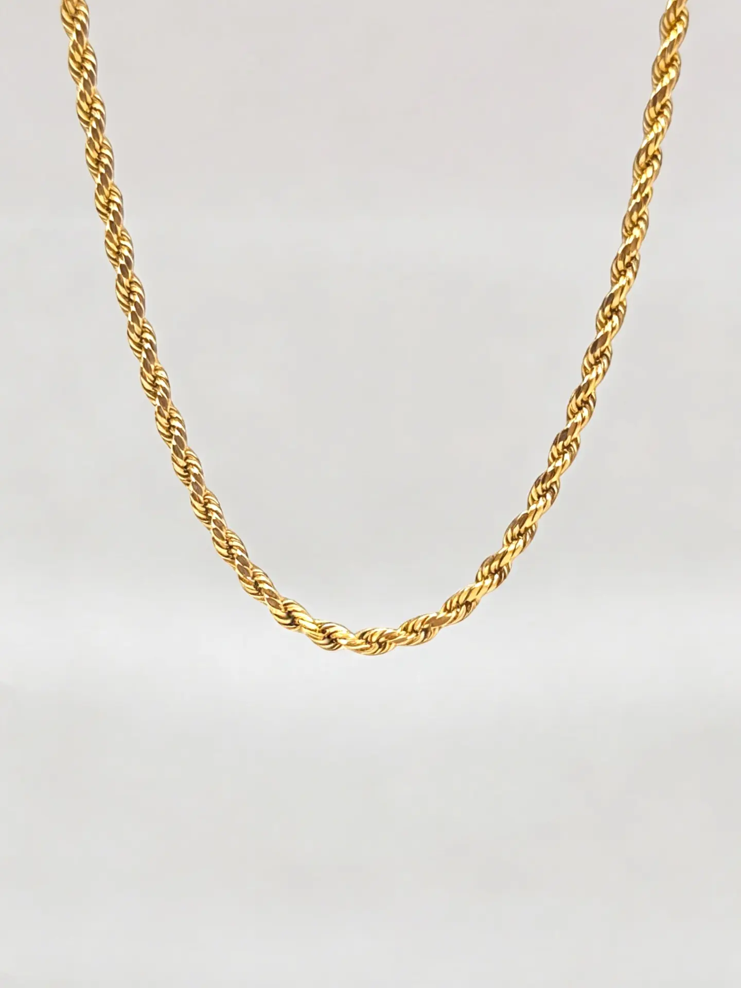 Cadena Tourbillon Delicada Italiana Oro 18k 3