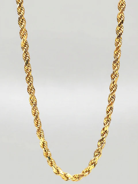 Cadena Tourbillon Delicada Italiana Oro 18k