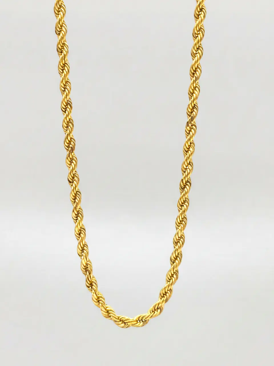 Cadena Tourbillon Delicada Italiana Oro 18k 5