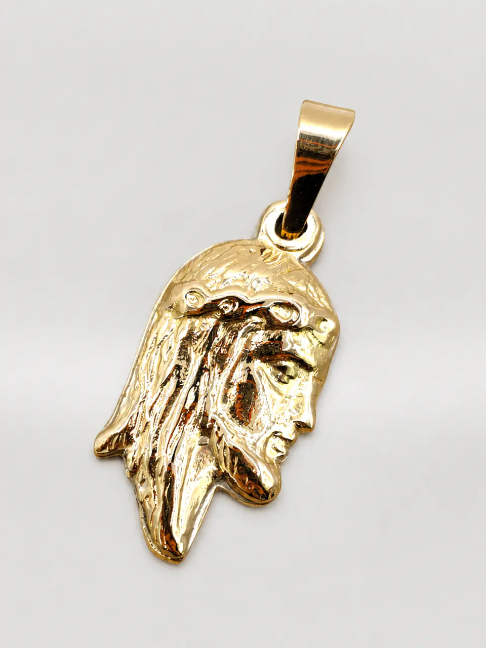 Colgante Cara de Cristo Majestuoso Oro 18k 2