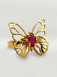 Anillo Mariposa Pasión de Rubí Oro 18k - Miniatura 1