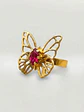 Anillo Mariposa Pasión de Rubí Oro 18k - Miniatura 3