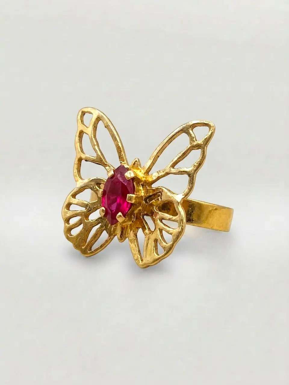 Anillo Mariposa Pasión de Rubí Oro 18k 3