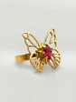 Anillo Mariposa Pasión de Rubí Oro 18k - Miniatura 5