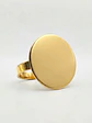 Anillo Tazo Majestuoso Redondo Oro 18k - Miniatura 1