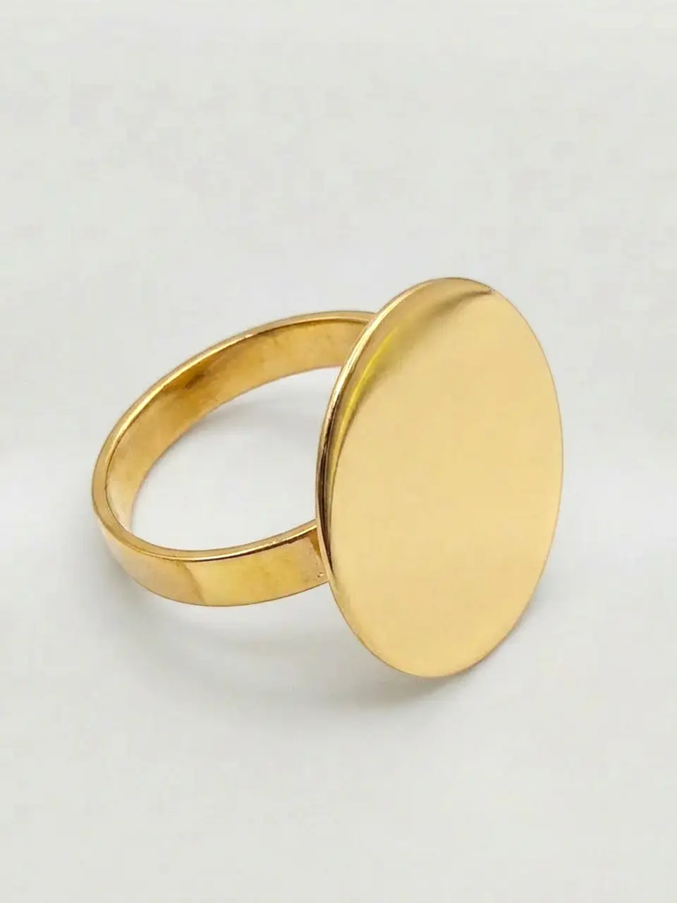 Anillo Tazo Majestuoso Redondo Oro 18k 3