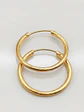 Aros Argolla Esculpida de Gala Oro 18k - Miniatura 2