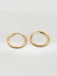 Aros Argolla Esculpida de Gala Oro 18k - Miniatura 3