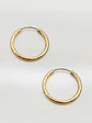 Aros Argolla Esculpida de Gala Oro 18k - Miniatura 4