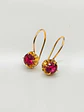 Aros Chatón Pasión de Rubí Oro 18k - Miniatura 2
