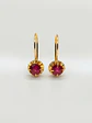 Aros Chatón Pasión de Rubí Oro 18k - Miniatura 3
