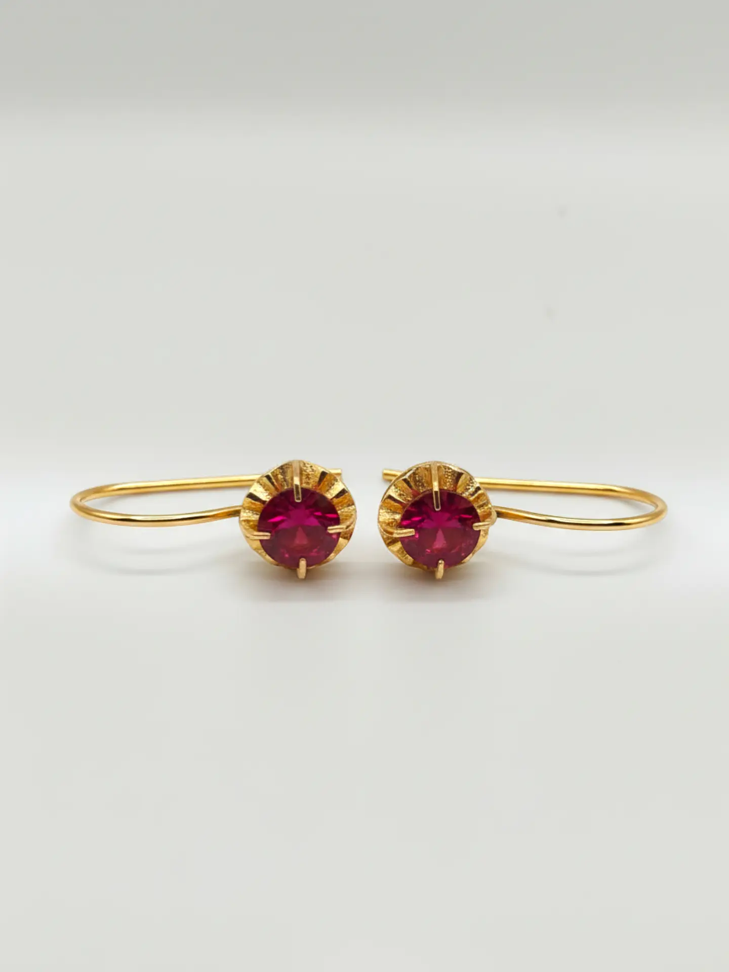 Aros Chatón Pasión de Rubí Oro 18k 5