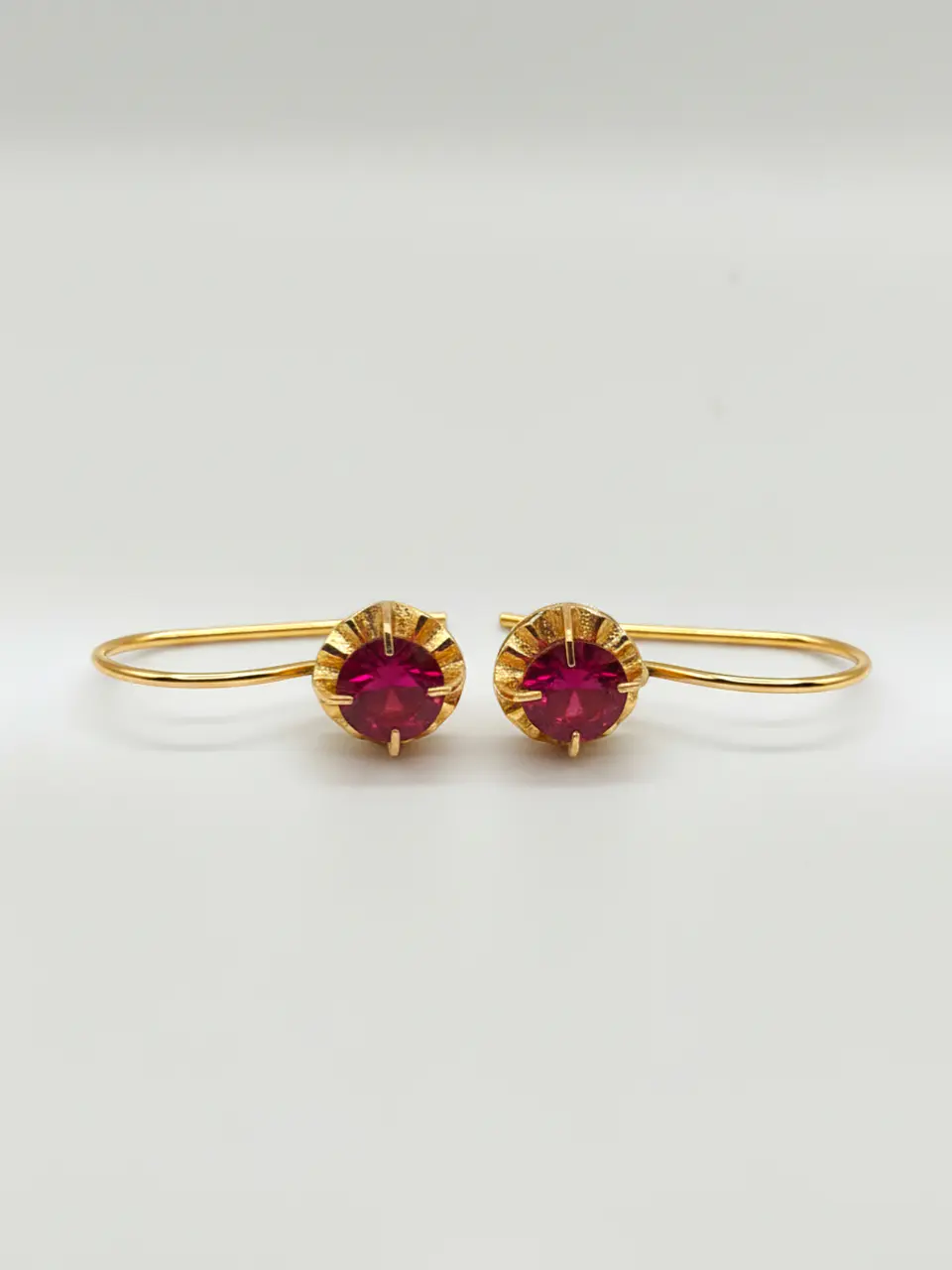 Aros Chatón Pasión de Rubí Oro 18k 5