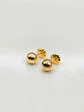 Aros Esfera de Oro Mediano 5 mm Oro 18k - Miniatura 2