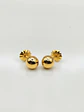 Aros Esfera de Oro Mediano 5 mm Oro 18k - Miniatura 3