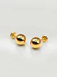 Aros Esfera de Oro grande 8 mm Oro 18k - Miniatura 4