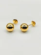 Aros Esfera de Oro grande 8 mm Oro 18k - Miniatura 5