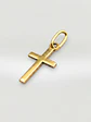 Colgante Cruz Estilizada Esencia Oro 18k - Miniatura 2