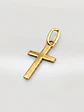 Colgante Cruz Estilizada Esencia Oro 18k - Miniatura 5