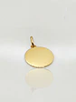 Colgante Disco Espejo Esencia Oro 18k - Miniatura 3