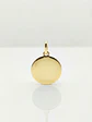 Colgante Disco Espejo Esencia Oro 18k - Miniatura 2