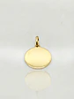 Colgante Disco Espejo Esencia Oro 18k - Miniatura 1