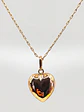Cadena Corazón en Relieve Esencia Oro 18k - Miniatura 2
