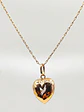 Cadena Corazón en Relieve Esencia Oro 18k - Miniatura 1