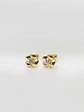 Aros Trébol con Circón de Suerte Oro 18k - Miniatura 2